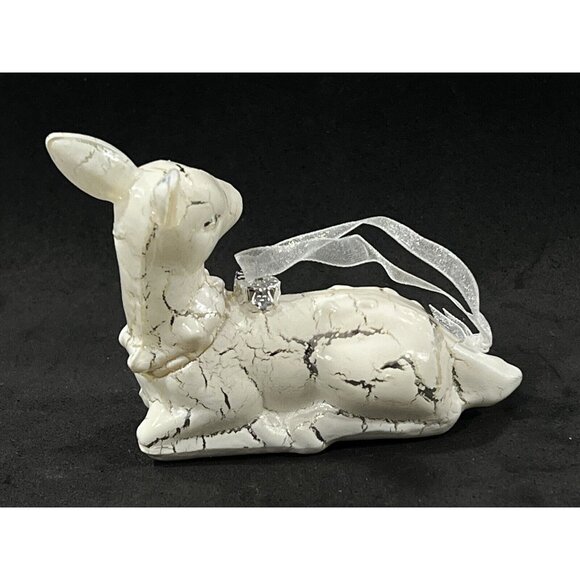 2010 Hallmark Keepsake New Fawn Deer Christmas Tree Glass Ornament HM11 - Picture 3 of 6